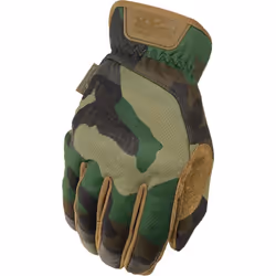 Mechanix Wear Fast Fit Tactical Leather Gloves Brown / Green Camo - M