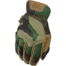 Mechanix Wear Fast Fit Tactical Leather Gloves Brown / Green Camo - M