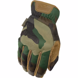 Mechanix Wear Fast Fit Tactical Leather Gloves Brown / Green Camo - M