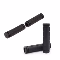 Helonge Bike Handlebar Grips  Non-Slip Rubber Bicycle Handle Bar Wraps for Kids Bikes(7 Colors) (Red)