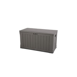 Lifetime 60089 439 Litre (116-Gallon) Storage Box for Indoor or Outdoor Use Rigid Dual-Wall HDPE - Dark Brown