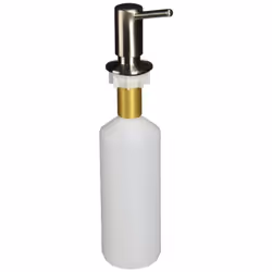 hansgrohe Bath and Kitchen Sink Soap Dispenser Contemporary Premium Modern in Stainless Steel Optic 04539800 Small