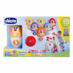 Chicco Monkey Strike Bowling Set