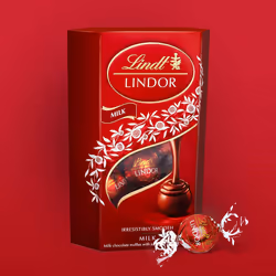 Lindt Lindor Milk Chocolate Truffles Box, 200g