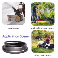 110265 Lawn Mower Tiller Deck Belt 1/2"""" x 141 1/8"""" Replacement for Ariens 07217400 834018 ;Toro/Wheel Horse 110265