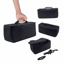 Compact Document Scanner Carrying Case - Travel Bag for Fujitsu ScanSnap ix1300  Plustek  Epson and Brother Scanner use. Dust-Proof  Anti-Static  Dust