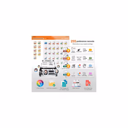 Plustek PS186 Desktop Document Scanner, with 50-pages Auto Document Feeder (ADF). For Windows 7 / 8 / 10 / 11 (Intel/AMD only)