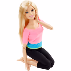Barbie Endless Moves Doll with Pink Top