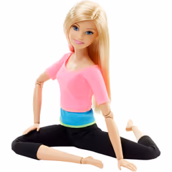 Barbie Endless Moves Doll with Pink Top