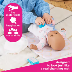 Ultimate Care Kit for Dolls: Authentic Play with Rainbow Cushioned Cha