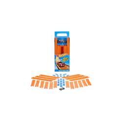 Hot Wheels Track Builder Straight Track with Car 15 Feet [Styles May Vary]