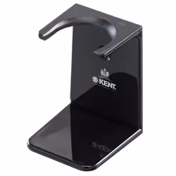 Kent VSB2 Large Black Plastic Shaving Brush Stand for Self Adhesive Hang Drying Shave Brush. Essential Part of Any Mens Shavi ...