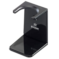 Kent VSB2 Large Black Plastic Shaving Brush Stand for Self Adhesive Hang Drying Shave Brush. Essential Part of Any Mens Shaving Kit  Shaving Brush Hol