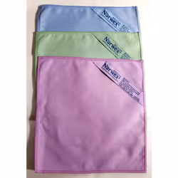 Norwex Suede Mke-up Remover Face Cloth Set) blue purple and green (Pack of 3)