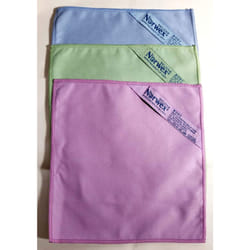 Norwex Suede Mke-up Remover Face Cloth Set) blue  purple and green (Pack of 3)