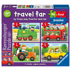 Ravensburger My First Puzzle: Travel Far (2: 3: 4 & 5 piece) Jigsaw Puzzle for Kids - Every Piece is Unique  Pieces Fit Together Perfectly