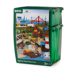 BRIO World 33766 Deluxe Railway Set - Ultimate Wooden Train Adventure