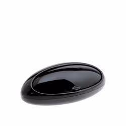 A di Alessi ASG22 B Gnam Bread Bin, Black, Plastic