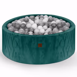 Fulton & Ivy Premium Baby and Toddler Ball Pit (35x11.8) | Easy to Clean Memory Foam Ball Pit Made with Non-Toxic Materials | ...