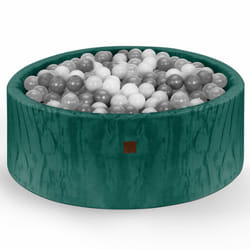 Fulton & Ivy Premium Baby and Toddler Ball Pit (35x11.8) | Easy to Clean Memory Foam Ball Pit Made with Non-Toxic Materials | Durable Ball Pits for To
