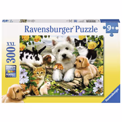 Ravensburger Happy Animal Buddies | 300-Piece Jigsaw Puzzle for Kids | Unique  Pieces | Fun & Educational Toy