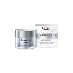 Eucerin Hyaluron-Filller Anti Wrinkle Night Cream Skin Regeneration Overnight Facial Care 50 ml