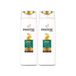Pantene Pack Of 2 Pro-V Smooth And Silky Shampoo Ideal for Daily Use, Enhances Softness and Manageability - 400ml Each