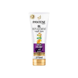 Pantene Sheer Volume Oil Replacement Nourishing Leave-On Cream Lightweight Formula for Fuller, Bouncy, and Healthy Hair - 275ml