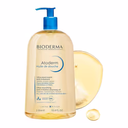 Bioderma Atoderm Anti-Irritation Cleansing Oil 1L | Ultra-Nourishing & Soothing Formula for Sensitive, Dry Skin | Body Wash
