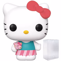 Pop Sanrio: Hello Kitty - Hello Kitty (Sweet Treat) Pop! Vinyl Figure (Includes Compatible Pop Box Protector Case)