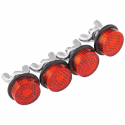 Chris Products Bolt-On Reflectors - Red