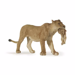 Papo Wild Animal Kingdom Figure Lioness with Cub Multicolor (50043)