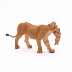 Papo Wild Animal Kingdom Figure  Lioness with Cub  Multicolor (50043)