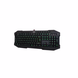 Adesso EasyTouch135, Full-size (100%), Wired, USB, QWERTY, Black