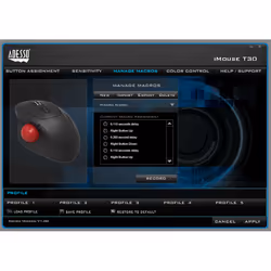 Adesso iMouse T30 - Wireless Programmable Ergonomic Trackball Mouse - Additional view 8