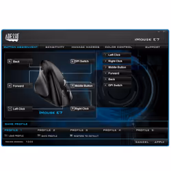 Adesso iMouse E7 - Left-Handed Vertical Ergonomic Programmable Gaming Mouse with adjustable weight - Additional view 6
