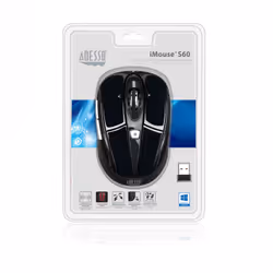 Adesso iMouse S60B - 2.4 GHz Wireless Programmable Nano Mouse - Additional view 8
