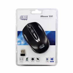 Adesso iMouse S50R mouse Ambidextrous RF Wireless Optical 1200 DPI - Additional view 8