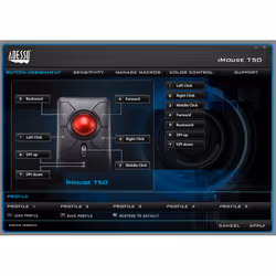 Adesso iMouse T50 - Wireless Programmable Ergonomic Trackball Mouse - Additional view 8