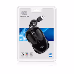 Adesso iMouse S8B - USB Illuminated Retractable Mini Mouse - Additional view 7