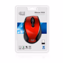 Adesso iMouse M20R - Wireless Ergonomic Optical Mouse - Additional view 8