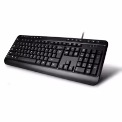 Adesso AKB-132CB-UK keyboard Mouse included Medical USB QWERTY UK English Black - Additional view 4