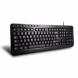 Adesso AKB-132CB-UK keyboard Mouse included Medical USB QWERTY UK English Black - Additional view 5
