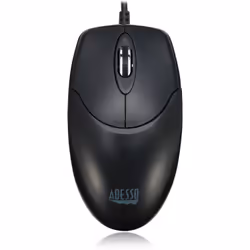Adesso AKB-132CB-UK keyboard Mouse included Medical USB QWERTY UK English Black - Additional view 7