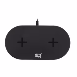 Adesso AUH-1040 mobile device charger Headset, Smartphone, Smartwatch Black USB Wireless charging Fast charging Indoor - Additional view 6