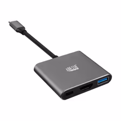 Adesso AUH-4010 laptop dock/port replicator USB 3.2 Gen 1 (3.1 Gen 1) Type-C Grey - Additional view 6