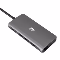 Adesso AUH-4030 laptop dock/port replicator USB 3.2 Gen 1 (3.1 Gen 1) Type-C Grey - Additional view 5