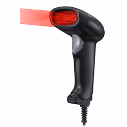 Adesso NuScan 2500CU - Spill Resistant Antimicrobial CCD Barcode Scanner - Additional view 2
