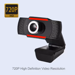 Adesso CyberTrack H3 webcam 1.3 MP 1280 x 720 pixels USB 2.0 Black, Red - Additional view 8