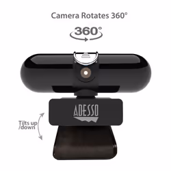 Adesso CyberTrack H7 webcam 4 MP 2560 x 1440 pixels USB 2.0 Black - Additional view 5